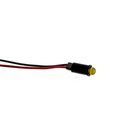 Dialight Led Panel Mount Indicators Yellow Panel Mount 14In Lead, Pvc Free 559-2301-027F